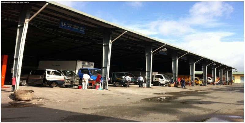 Gara xe của Công ty Cp oto An Sương