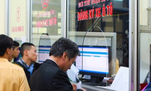 lệ phí đăng ký xe ô tô cũ
