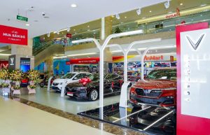 Khu vực trưng bày và tiếp khách sang trọng, đẳng cấp