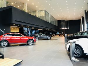 Mercedes Bình Dương phòng trưng bày hiện đại