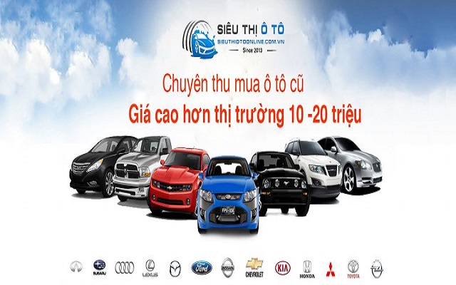 Siêu thị ô tô online với nhiều dịch vụ đa dạng
