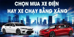 Chạy dịch vụ mua xe điện hay xe xăng tốt hơn
