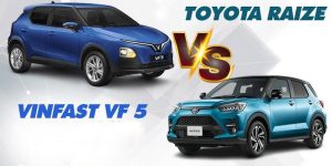 So sánh VinFast VF5 và Toyota Raize